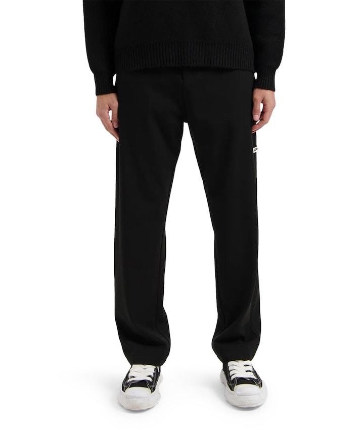 Etiquette straight chino heren broek zwart