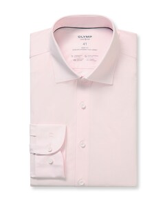 Heren overhemd lange mouw roze