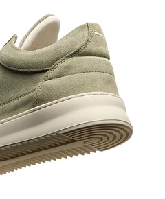 Low Top Suede heren sneakers groen
