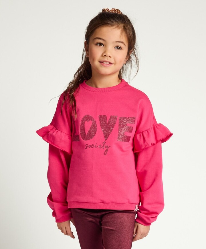 Meisjes sweater roze
