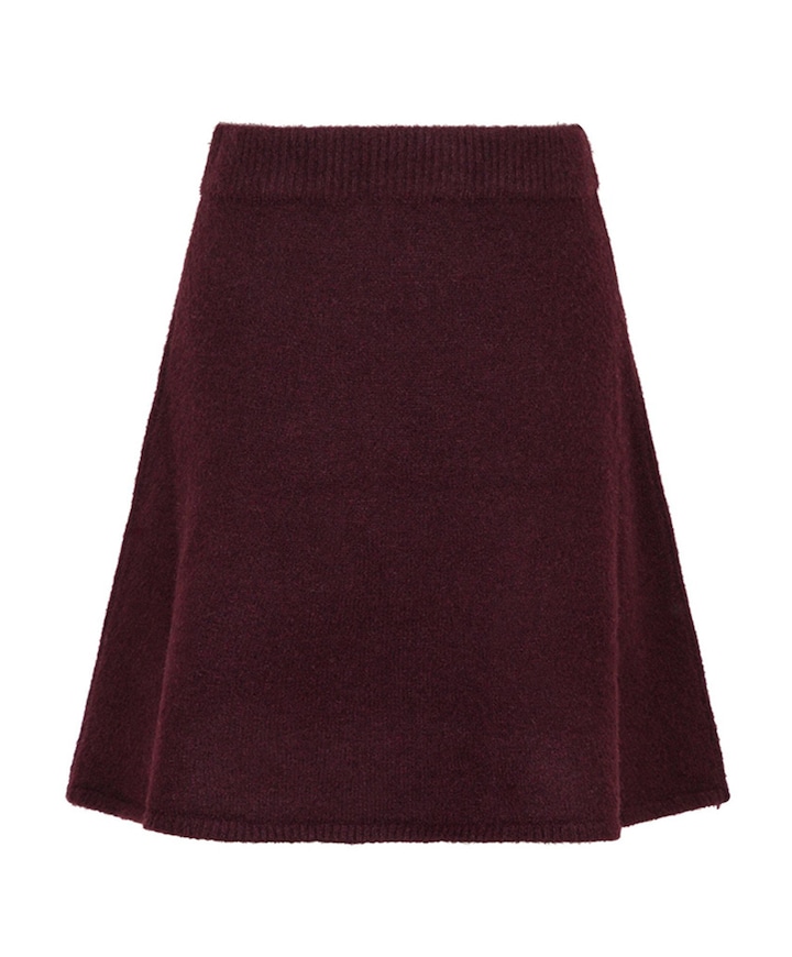 Dames rok bordeaux