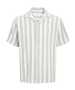 Jongens overhemd korte mouw ecru