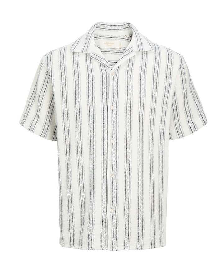 Jongens overhemd korte mouw ecru