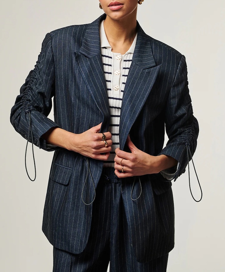 Dames blazer blauw