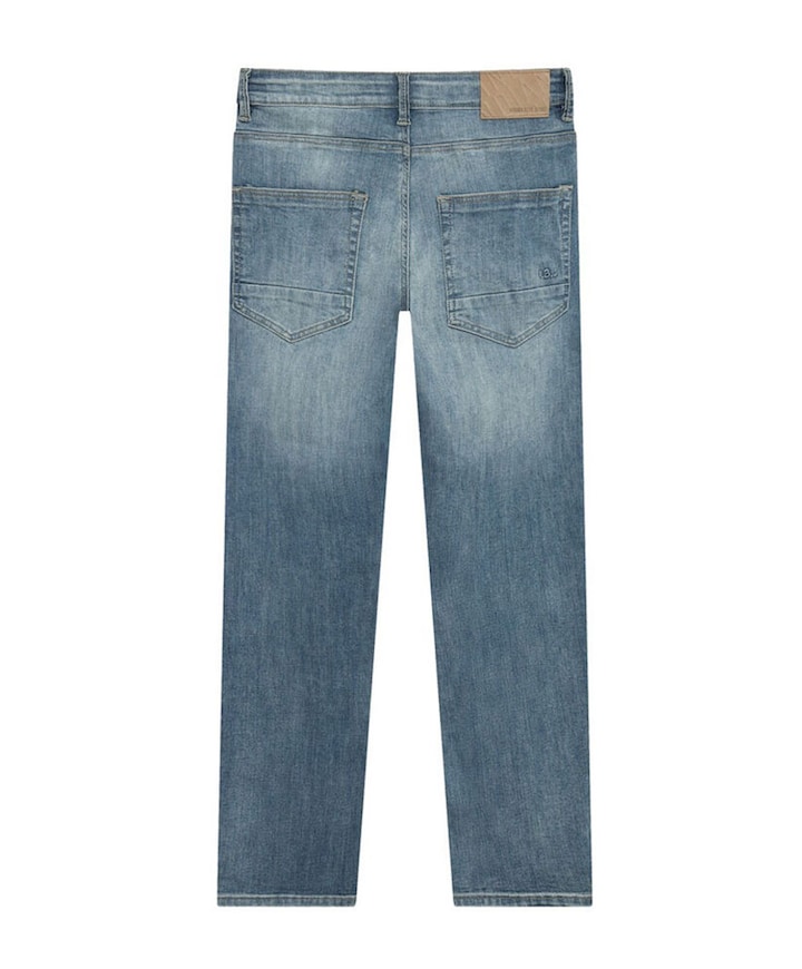 Wide Straight Fit Blue Jeans meisjes jeans blauw