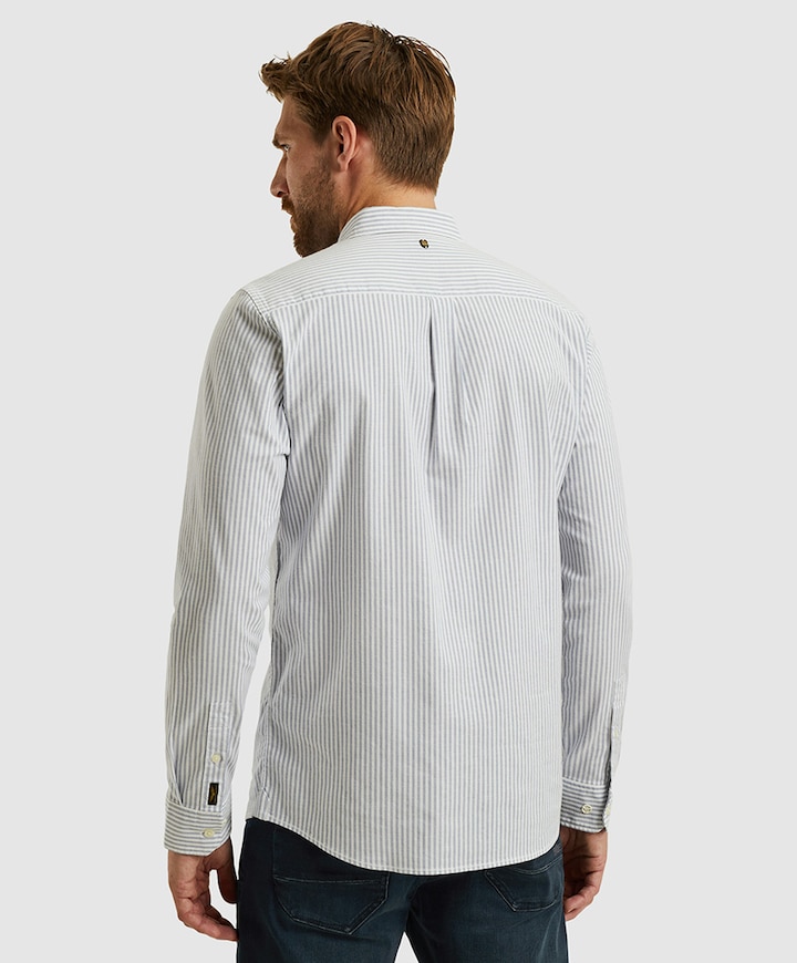 Overhemd lange mouw blauw