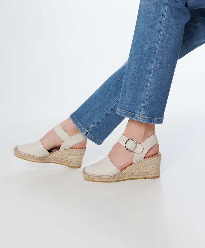 dames sandalets ecru