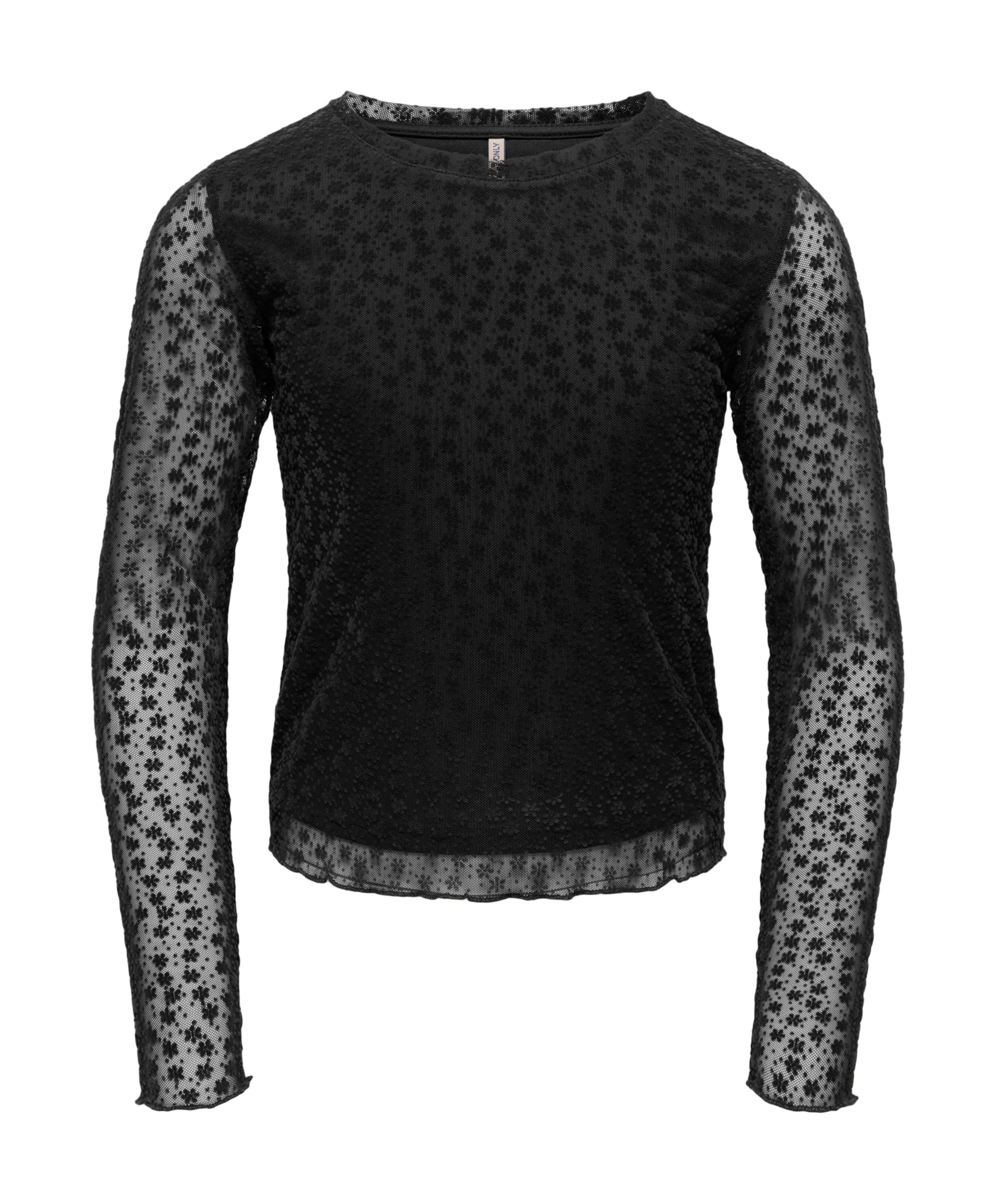 Meisjes longsleeve zwart