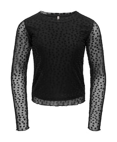 Meisjes longsleeve zwart