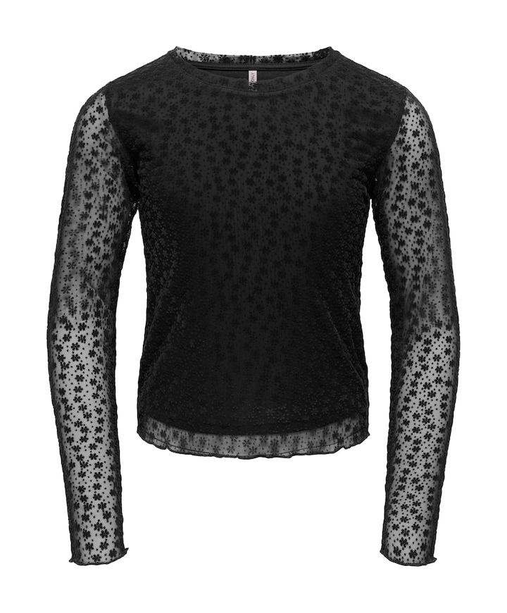 Meisjes longsleeve zwart