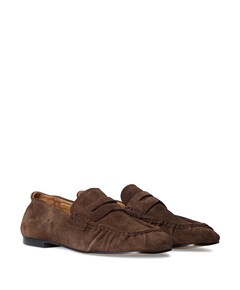 dames loafers bruin