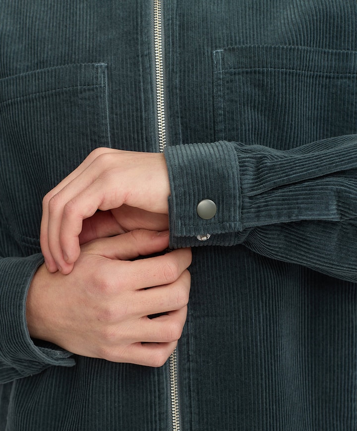 Heren overshirt groen