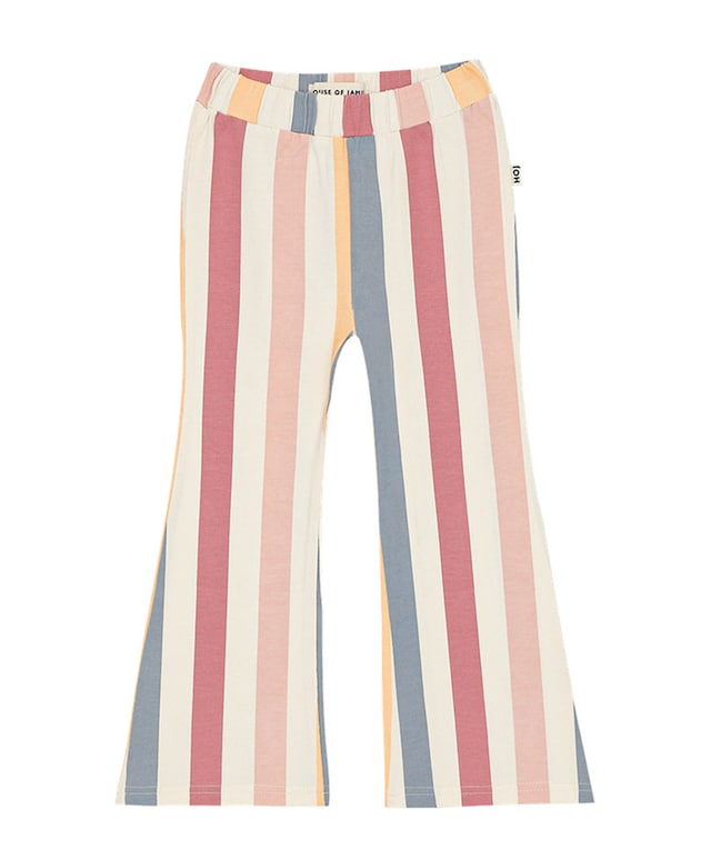 Flared pants broek multicolor