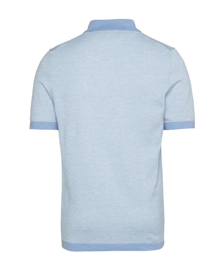 Heren polo blauw