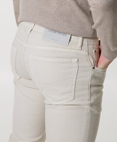 Nick Slim 5 Pocket broek beige
