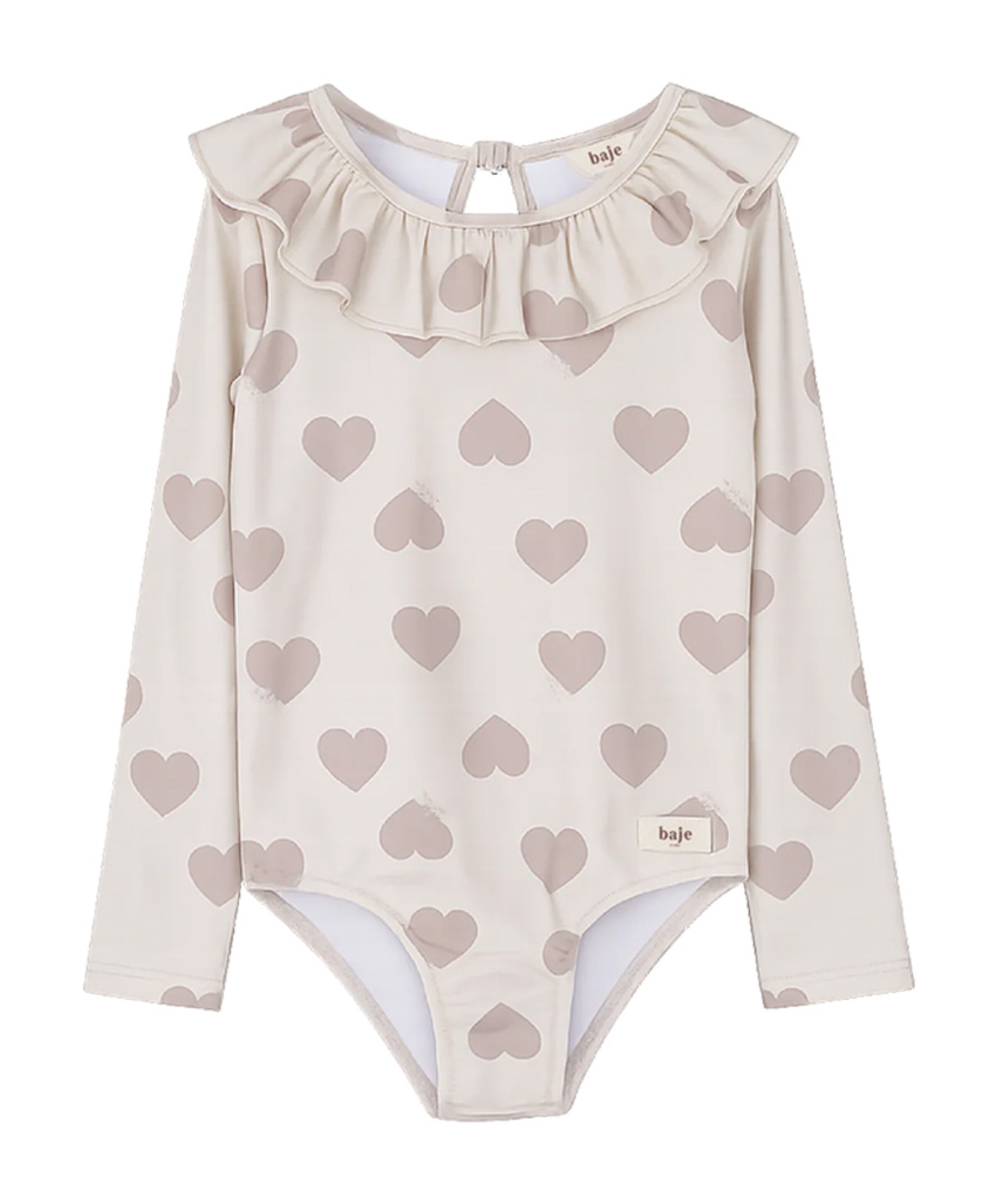 Meisjes badpak UV ecru