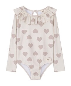 Meisjes badpak UV ecru