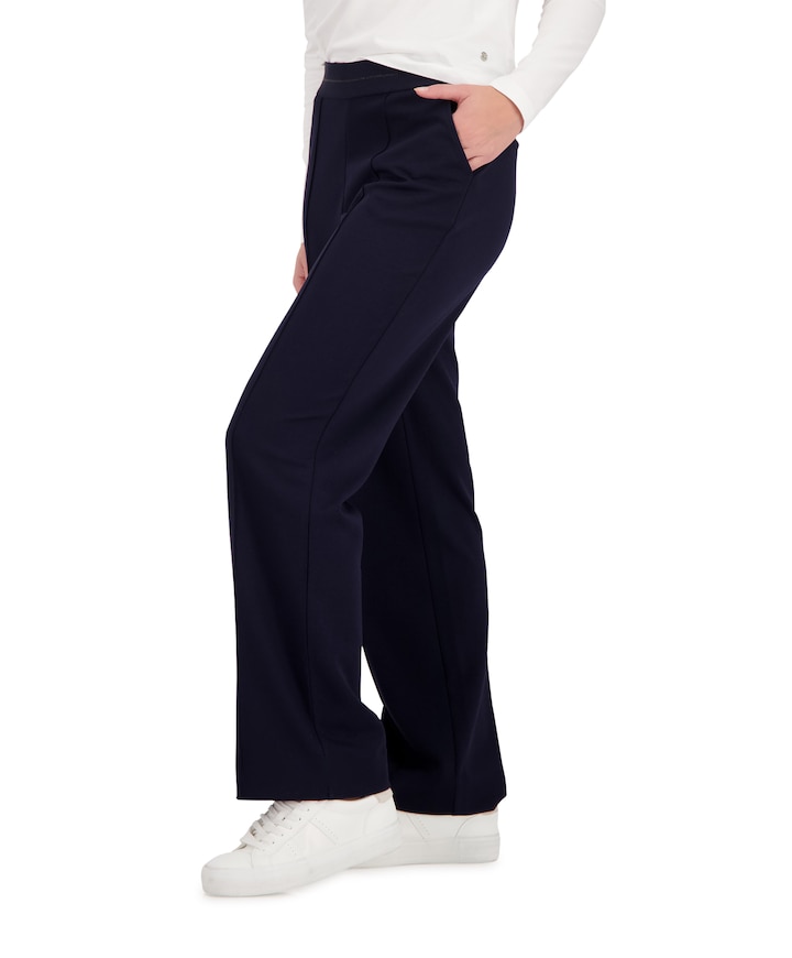 dames broek blauw