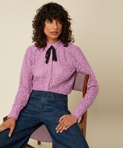 Dames blouse paars