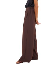 celin tan stripe dames broek bruin