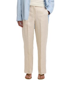 SLFWIDE IDA MW LINEN dames pantalon ecru