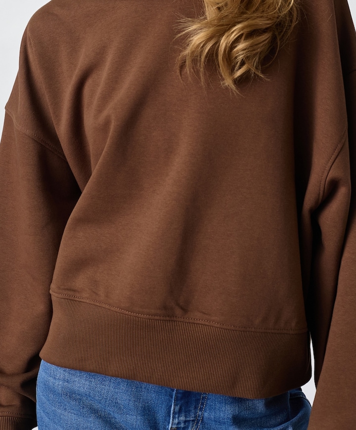 Dames sweater bruin