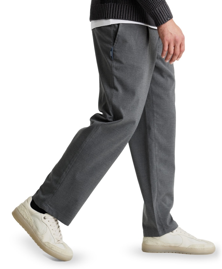 SPACE WAVE heren broek grijs