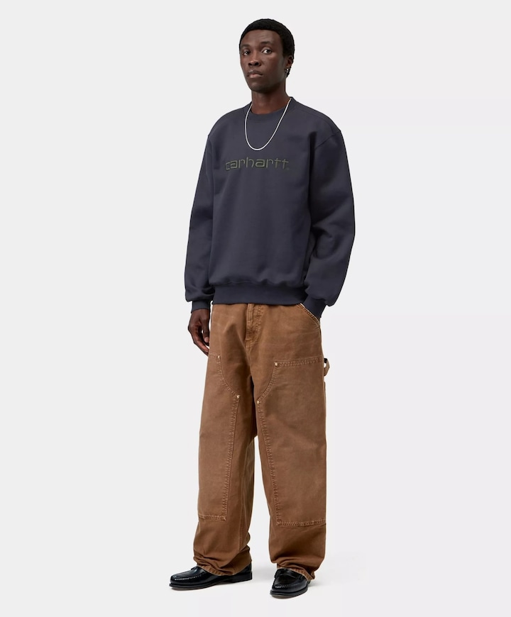 Heren sweater blauw