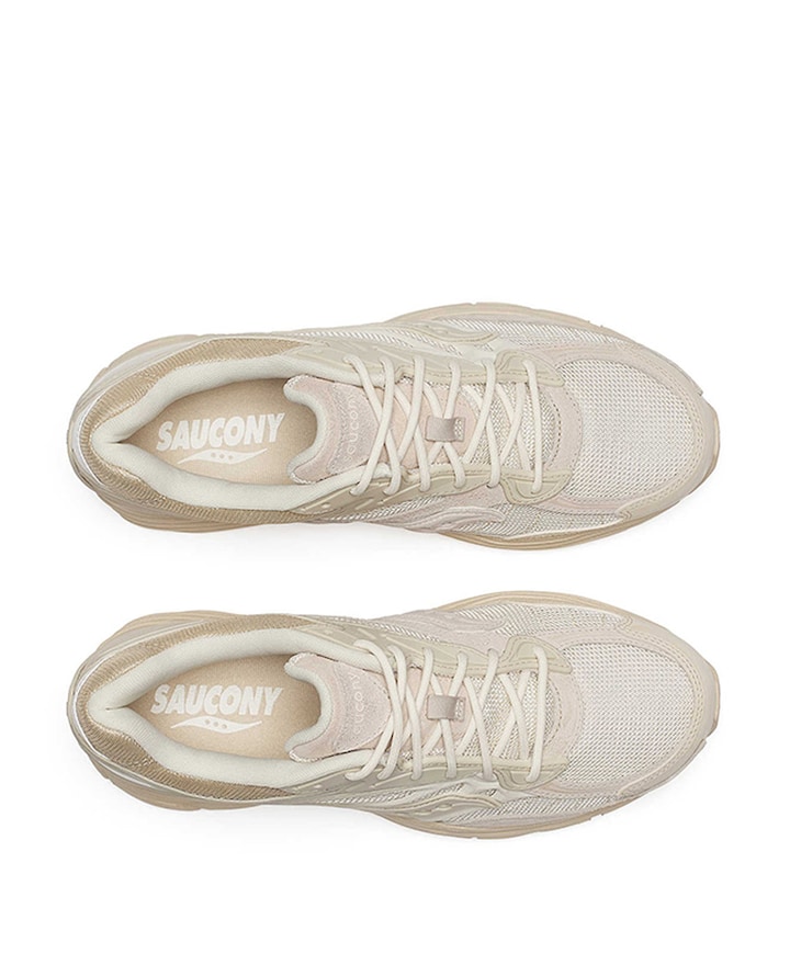 Saucony Progrid OMNI 9 heren sneakers beige