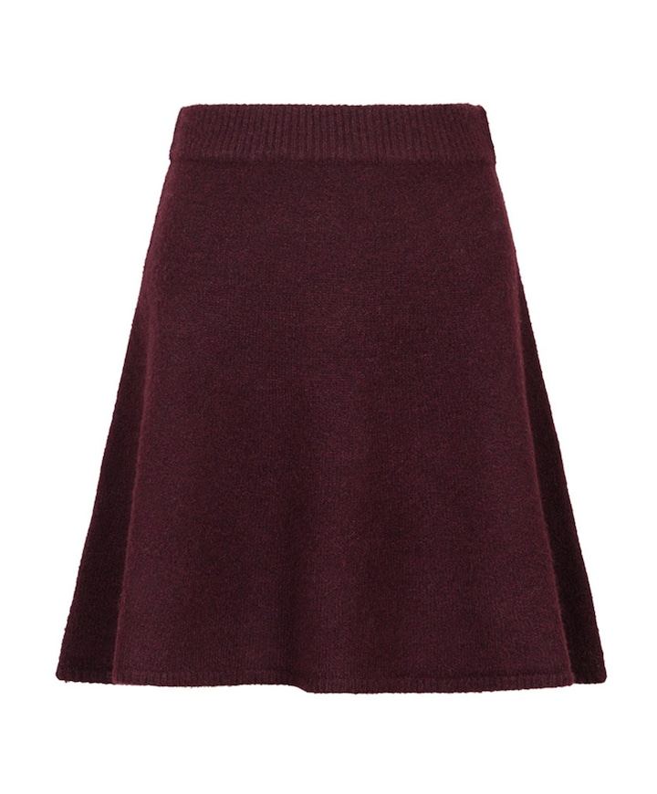 Dames rok bordeaux