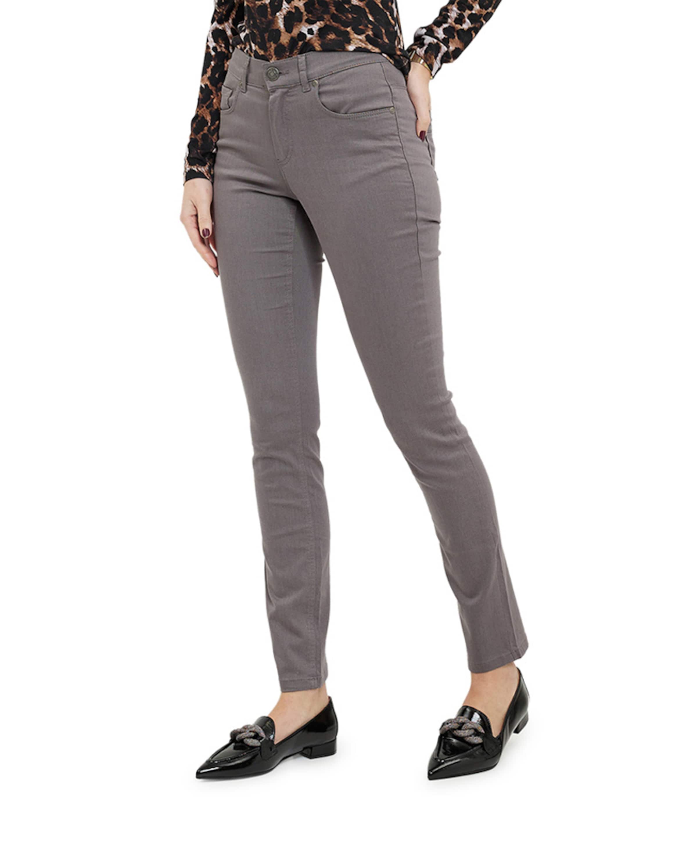 5 Pocket Super Stretch Lang dames broek grijs