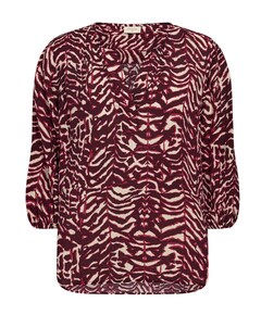 Dames blouse bordeaux