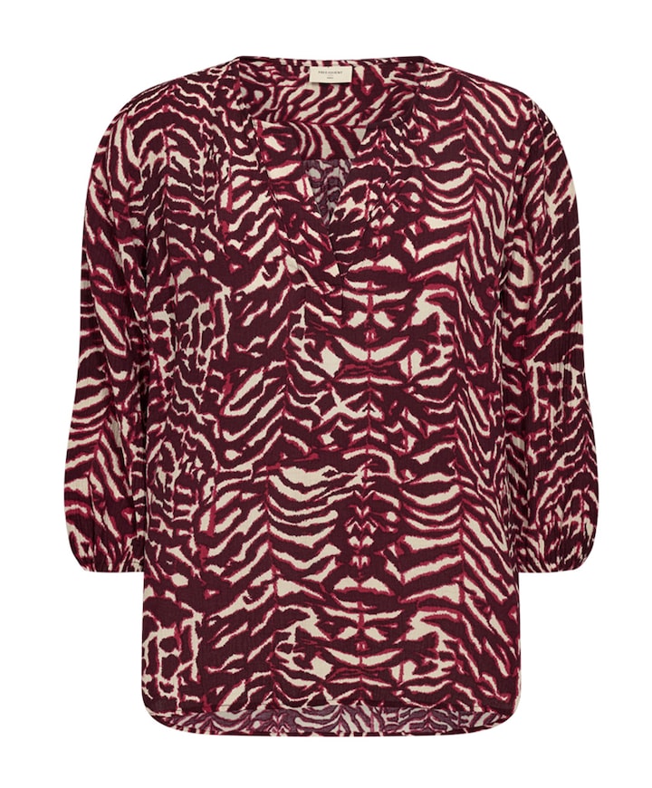 Dames blouse bordeaux