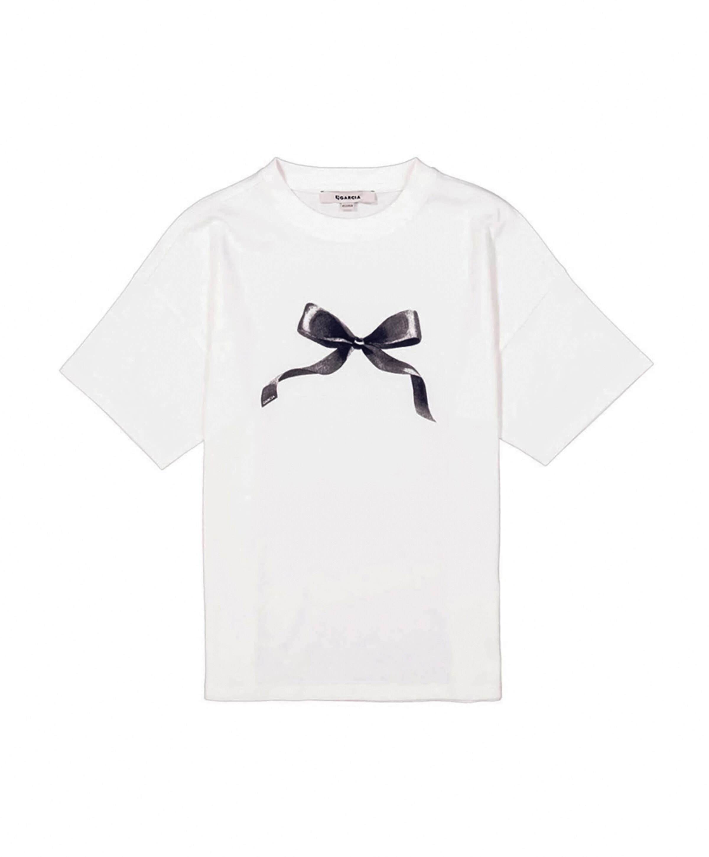 Meisjes t-shirt ecru