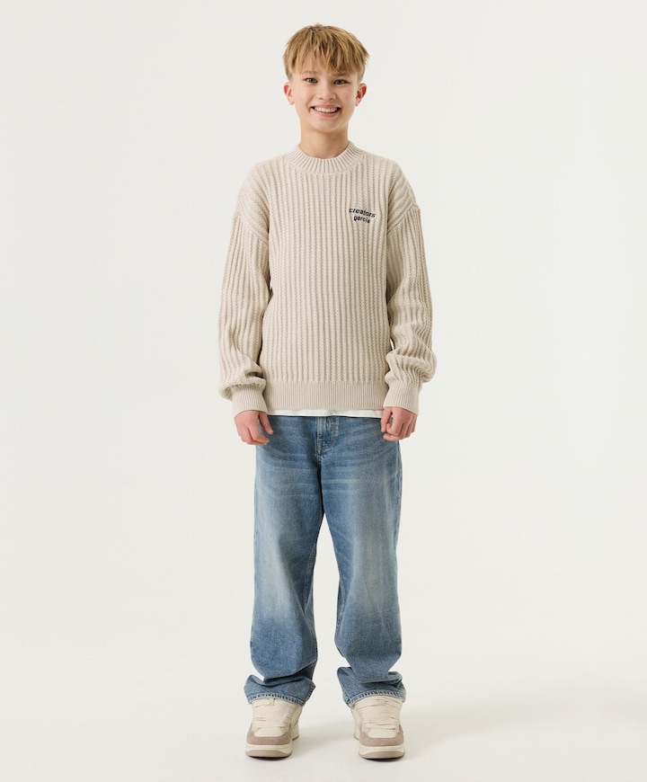 Jongens trui beige