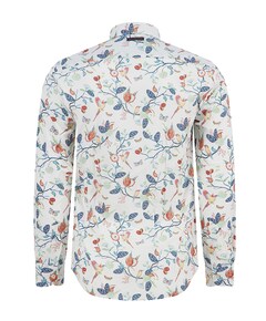 Heren overhemd lange mouw multicolor