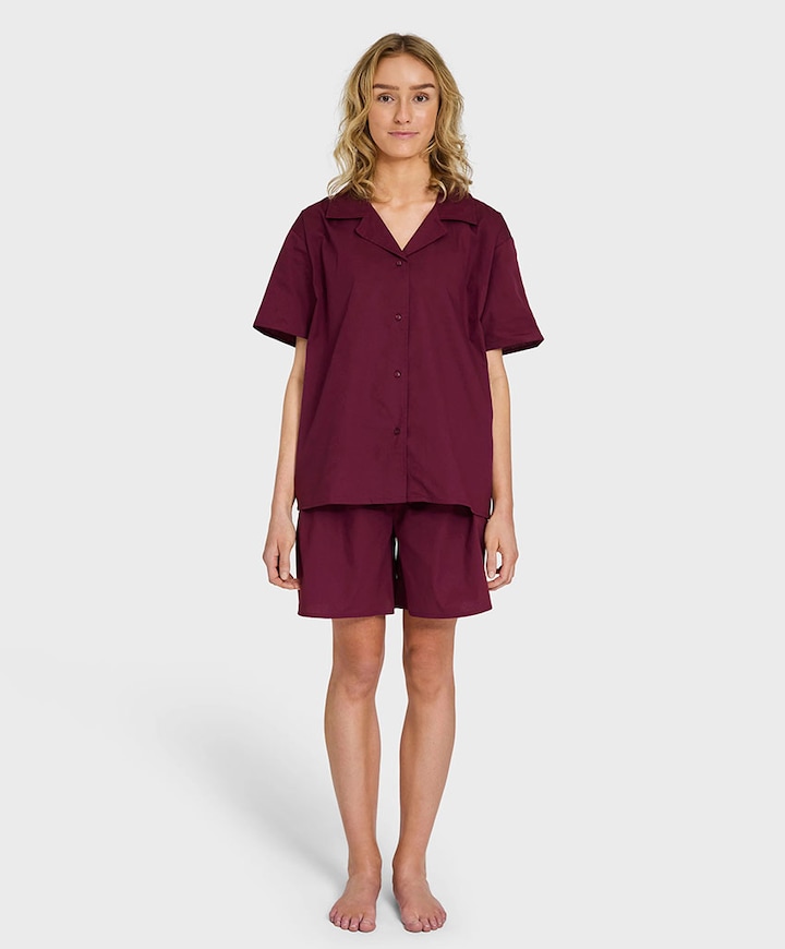 Sahej shorts dames short bordeaux