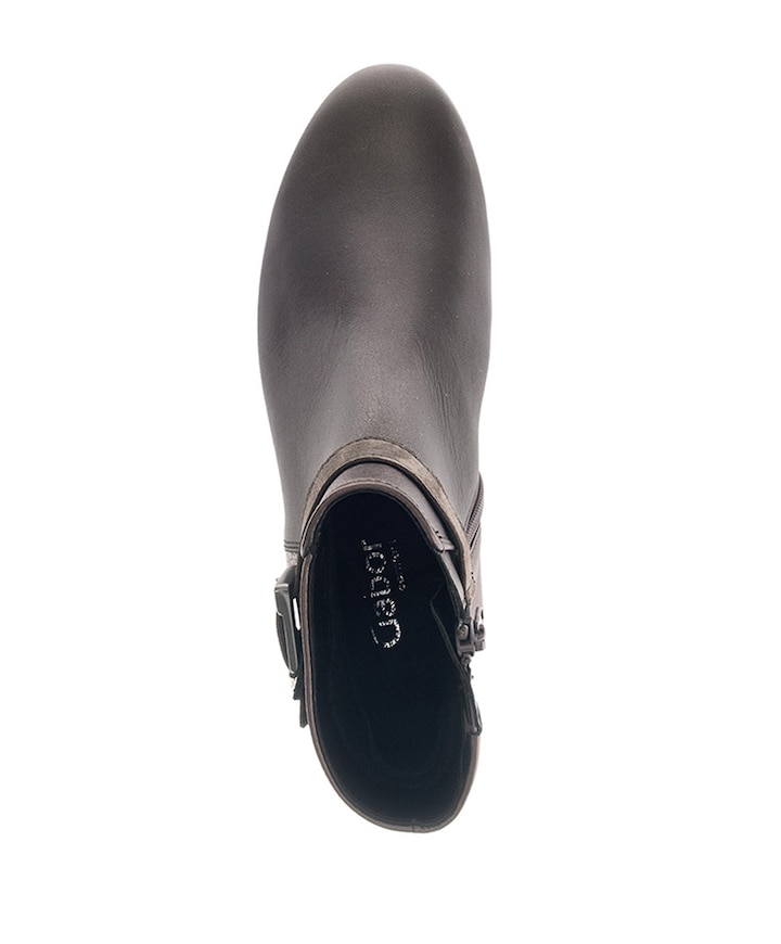 dames enkellaarzen grijs