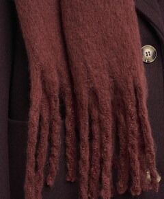 Dames sjaal bordeaux