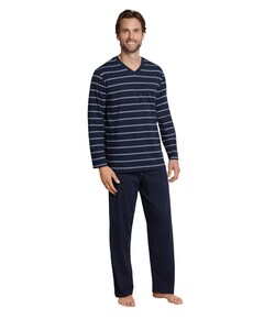 Heren pyjamaset blauw