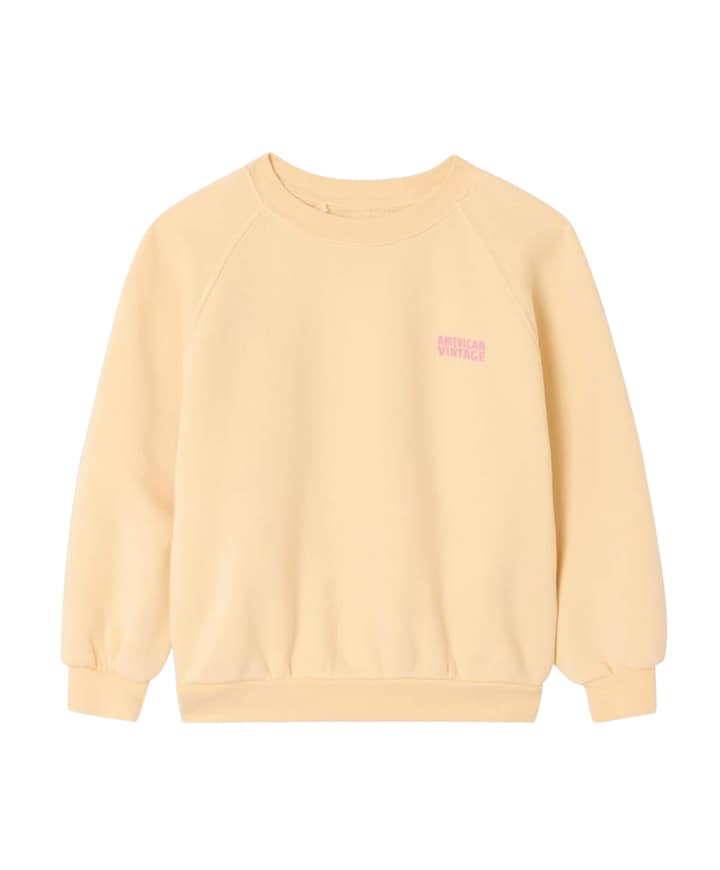 Meisjes sweater geel