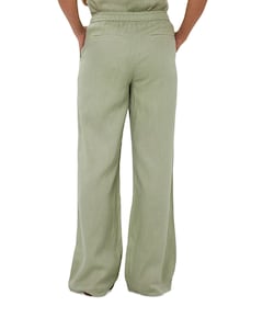 Linen dames broek groen