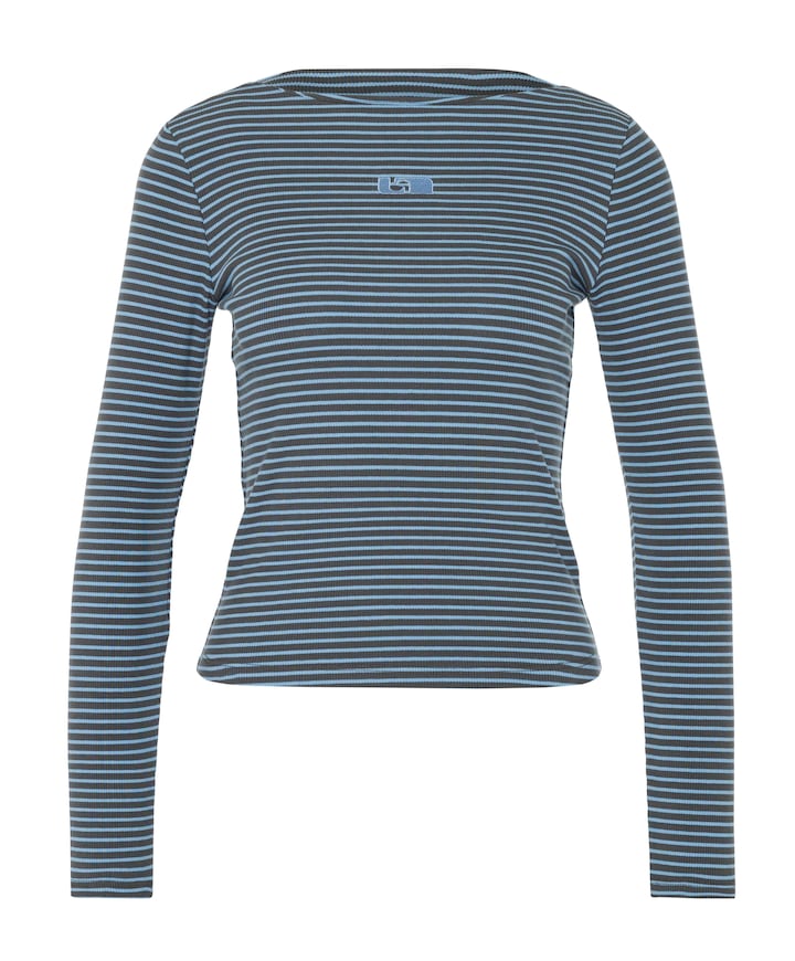 Dames longsleeve blauw