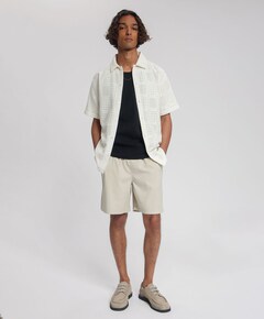 STAR MELANGE SHORTS heren korte broek beige