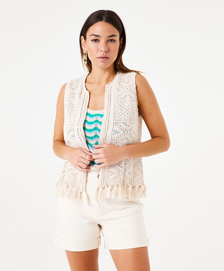 Vest ecru