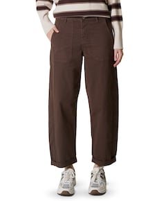 Margot fine twill dames broek bruin