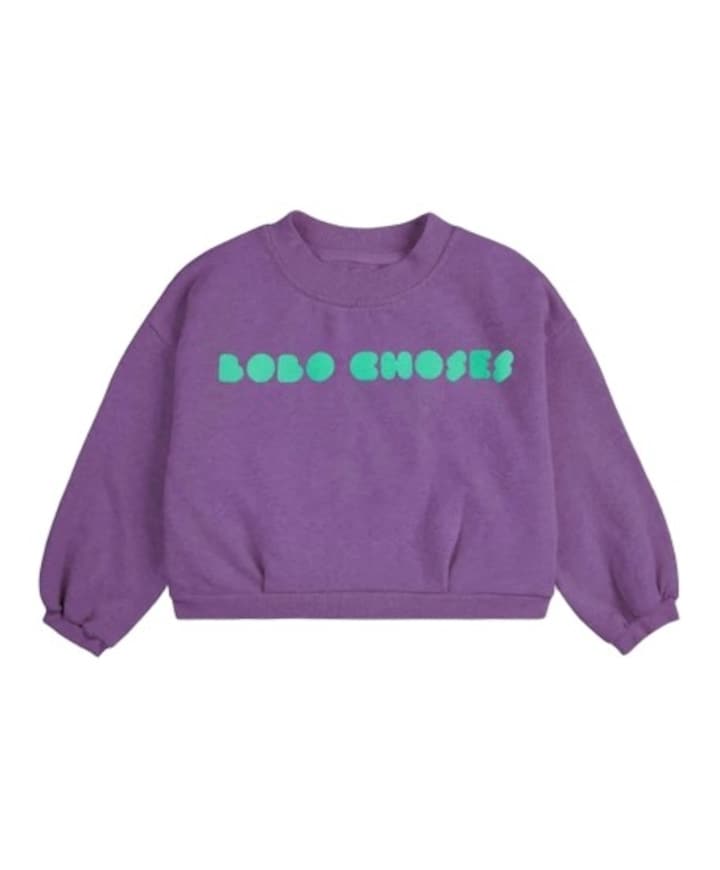 Meisjes sweater paars