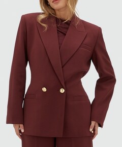 Dames blazer bordeaux
