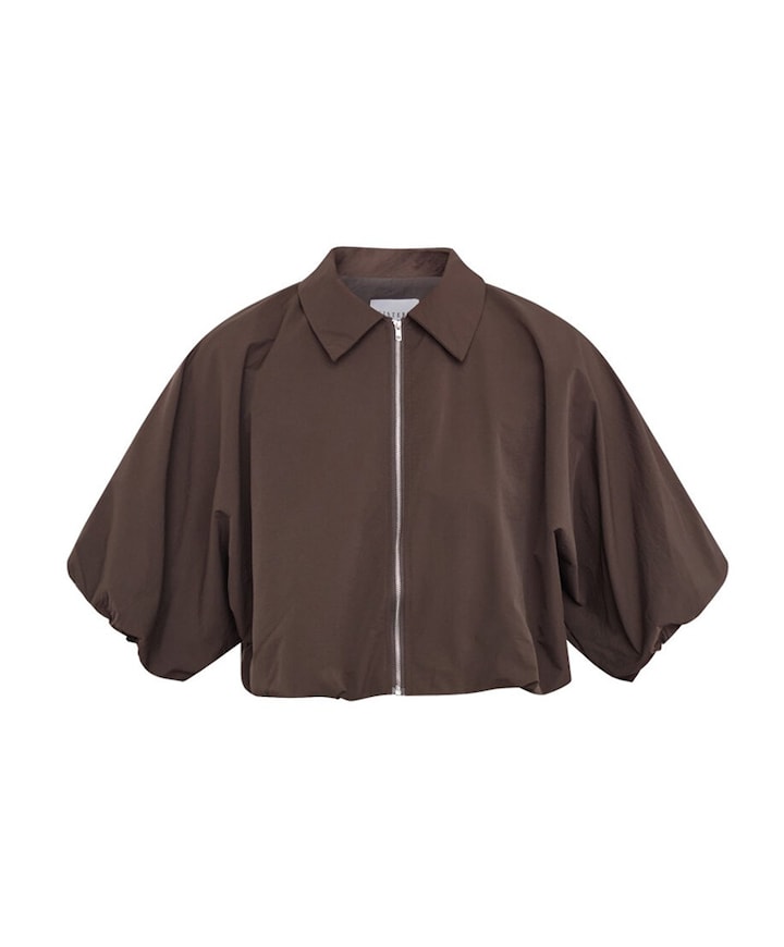 Dames blouse bruin