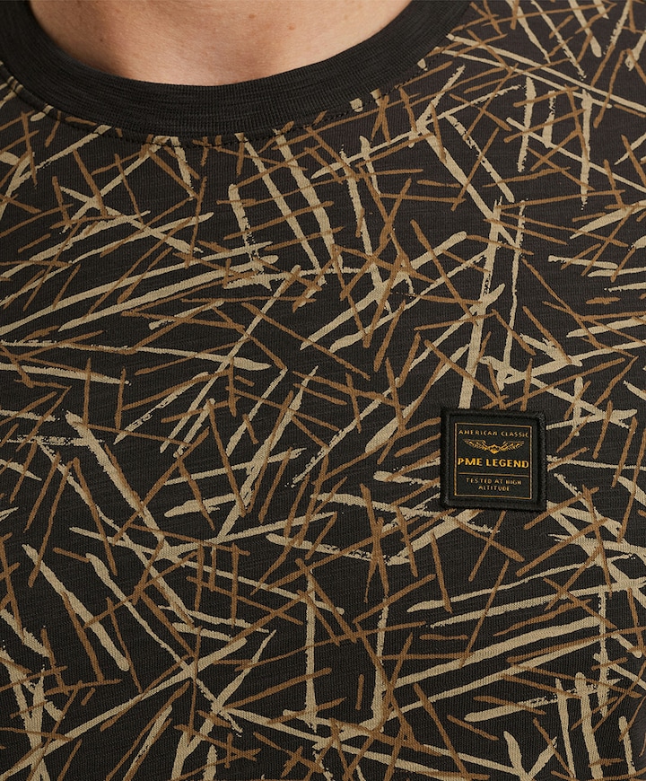 T-shirt zwart